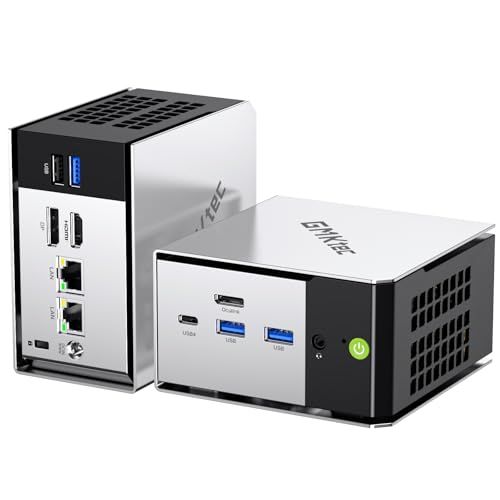 GMKtec ミニPC AMD Ryzen 5 PRO 6650H 【Ryzen 7 5825Uより速い】DDR5 16GB + M.2 2280 512GB（16TB拡張可能）最大4.5GHz Win11 Pro｜USB4.0｜ OCulink｜2.5G i