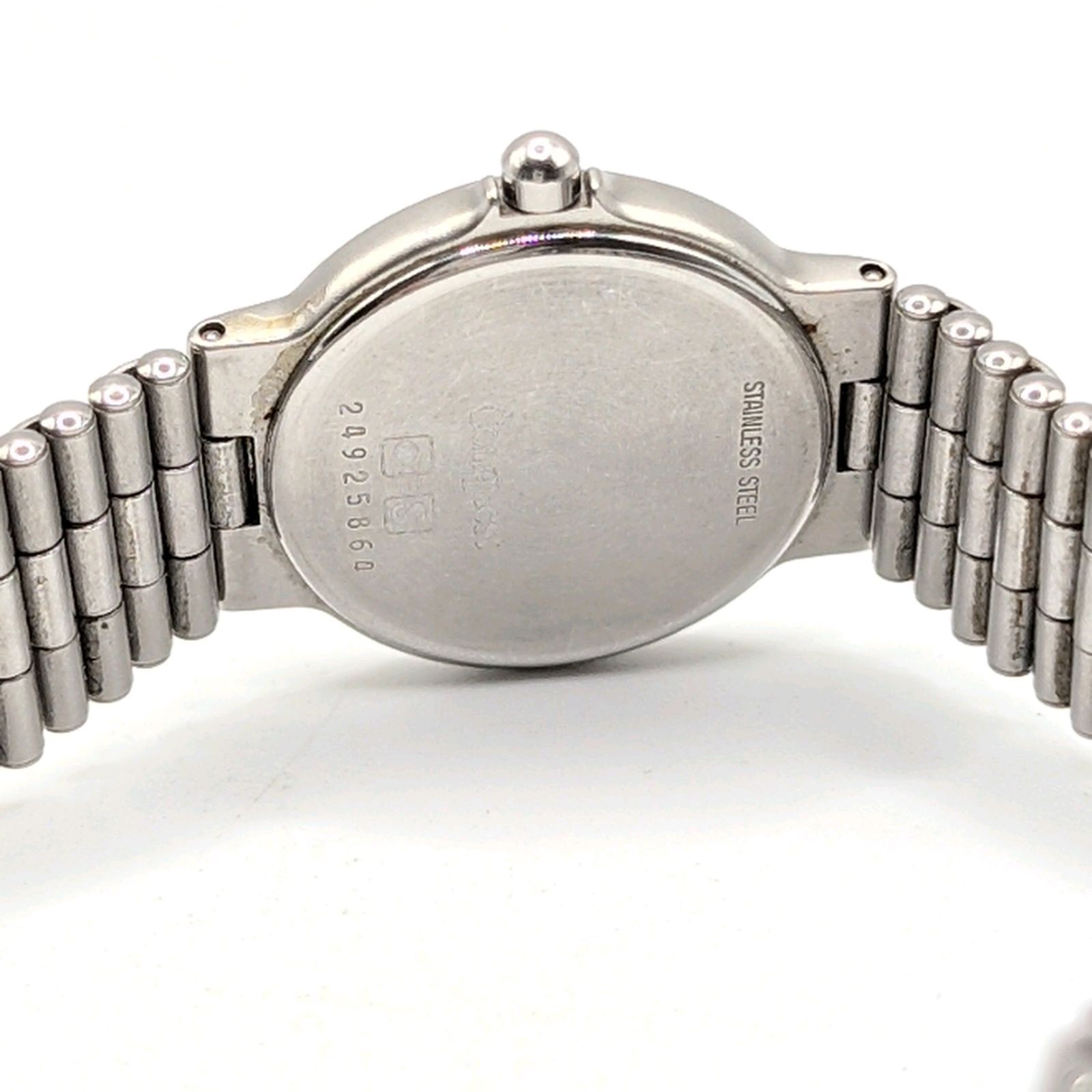 LONGINES Watch Quartz Ladies Silver dial Date Y2K 00S ロンジン