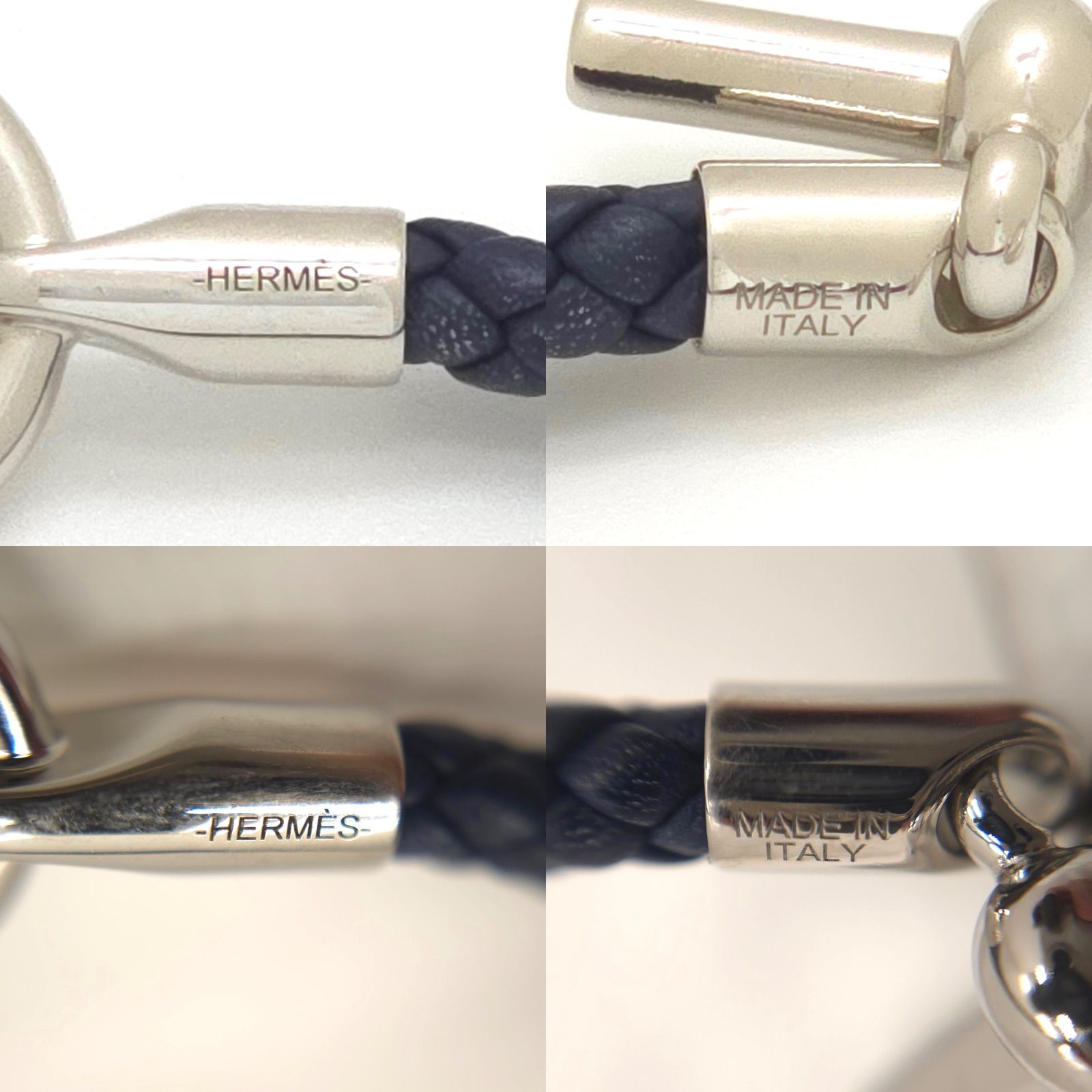 HERMES エルメス グレナン レザー ブレスレット 腕周り約17.5