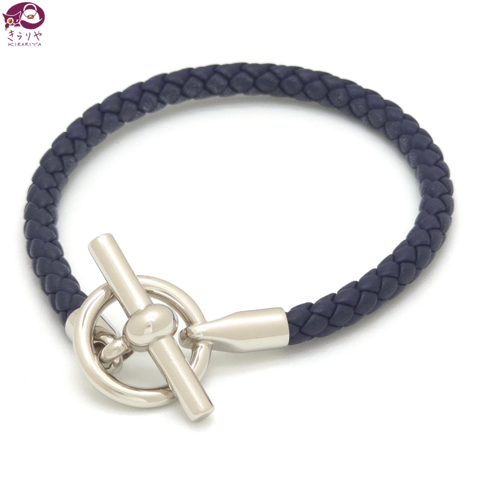 HERMES エルメス グレナン レザー ブレスレット 腕周り約17.5
