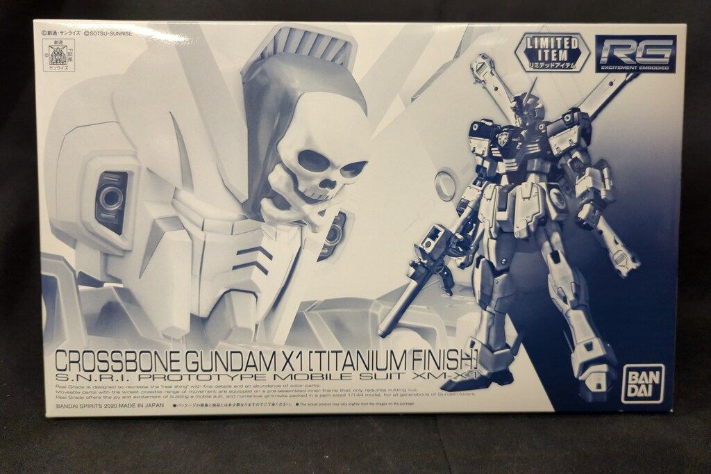BANDAI SPIRITS RG 1/144 機動戦士クロスボーン・ガンダム クロスボーン・ガンダムX1[チタニウムフィニッシュ] LIMITED