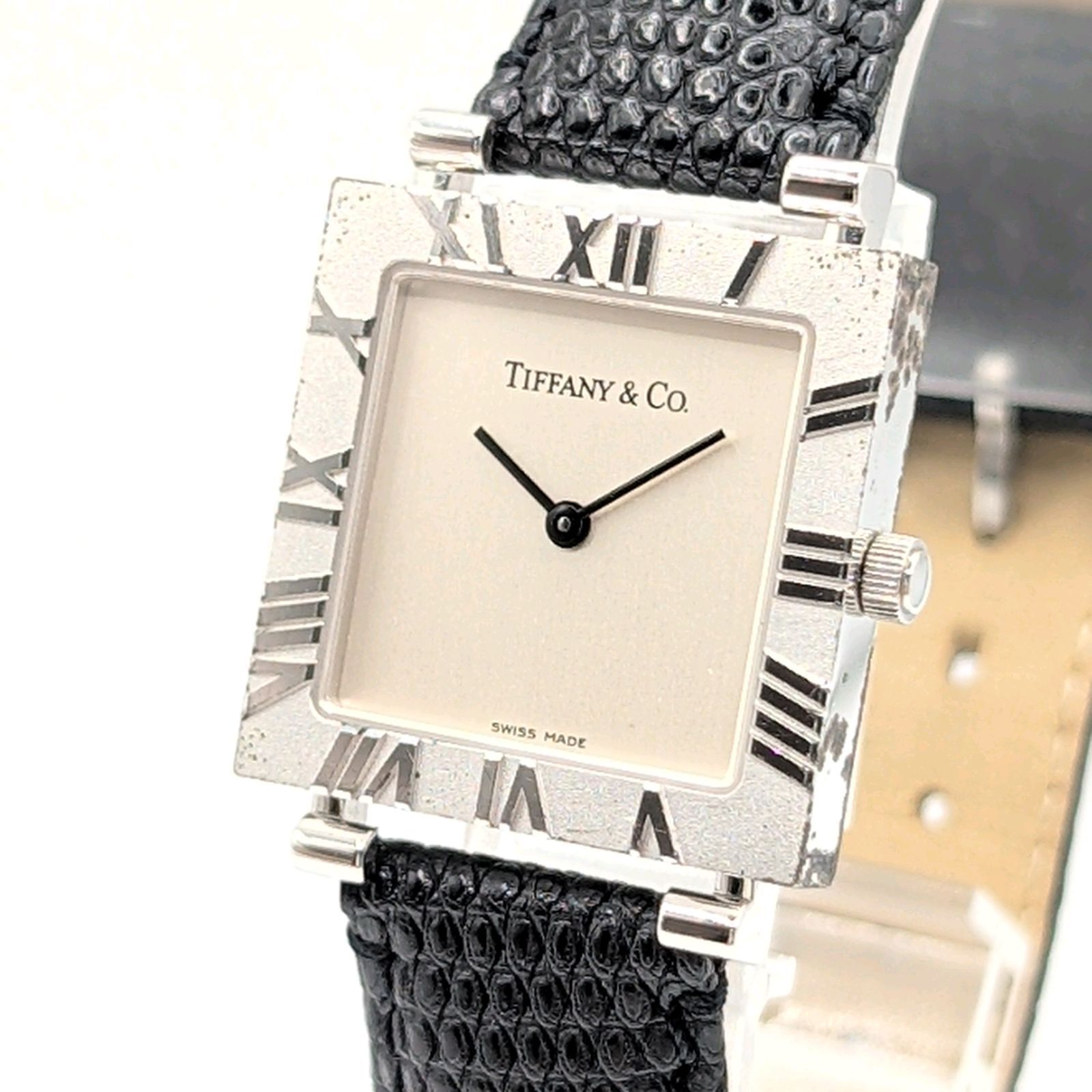 TIFFANY ATRAS Watch Quartz Ladies Silver Square Y2K 70S Vintage Working ティファニー アトラス 時計 クオーツ レディース スクエア シルバー ヴィンテージ 稼働品 27,360円