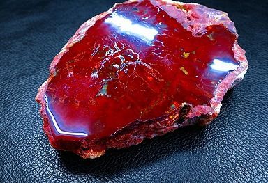 【新品】 天然石（原石） 天然化石珪化木両面研磨10000分の1三畳紀 標本 鉱物原石銘石インテリアオブジェ★超巨大503g★150mm 26100281