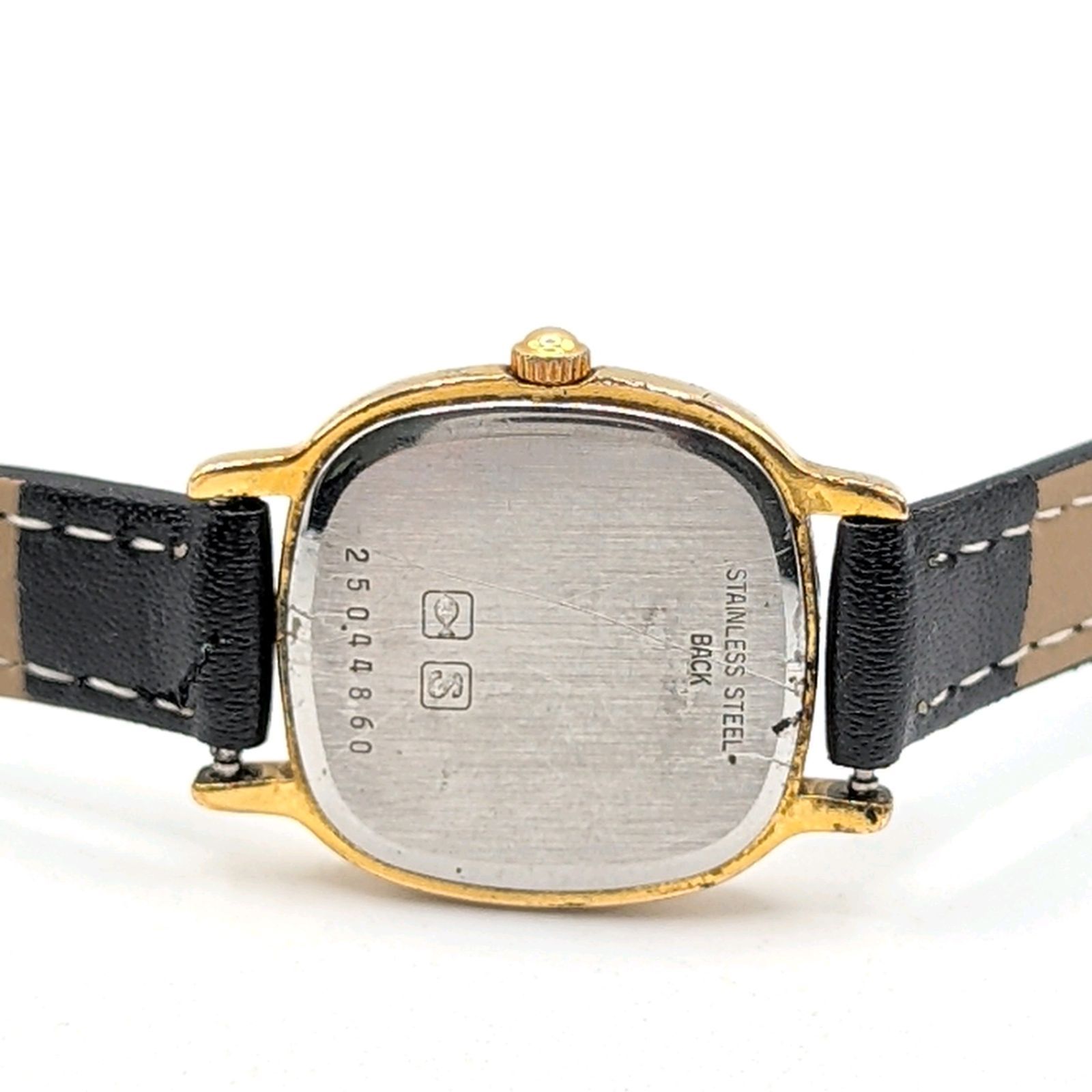 Longines Watch Quartz Ladies Square Gold Gold dial Y2K Vintage