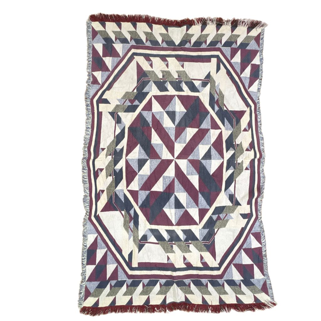 vintageラグ ブランケット マルチカバー タペストリー 幾何学模様 図形 ネイティブ 民族 Rug Blanket Geometric 3766