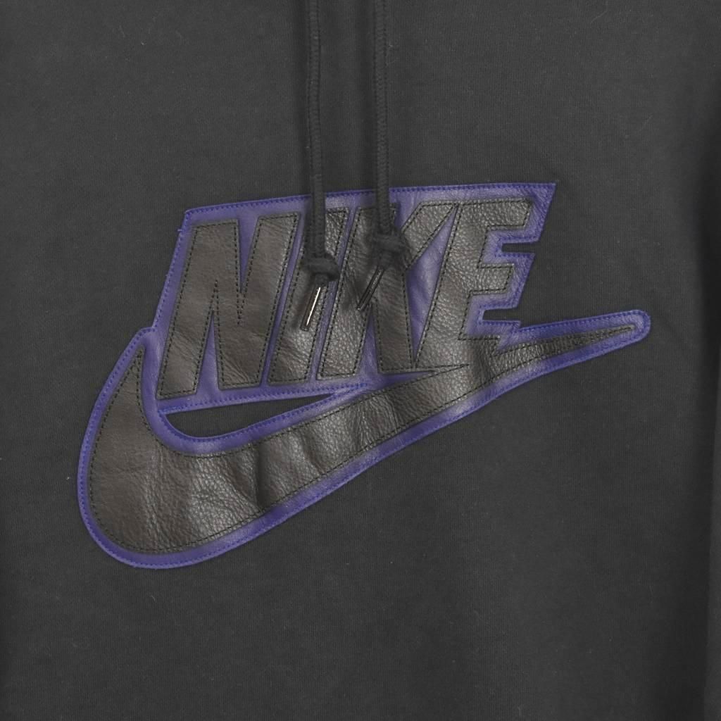 ナイキ NIKE シュプリーム Supreme Leather Applique Hooded
