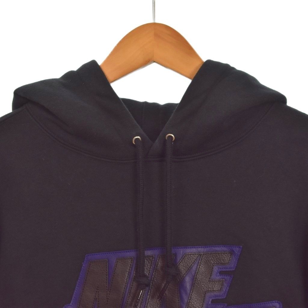 ナイキ NIKE シュプリーム Supreme Leather Applique Hooded