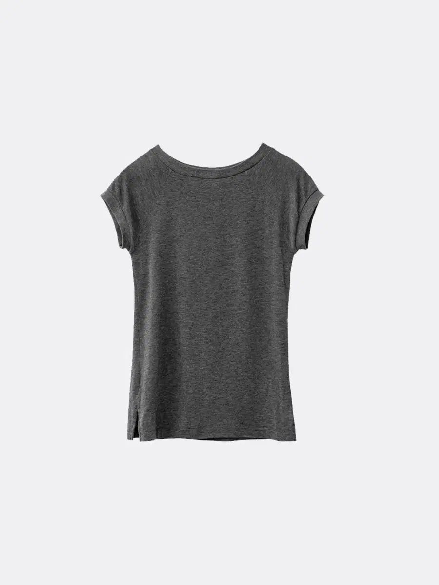 POLYTERU ウィメンズ ミュウTシャツ WOMEN MUTED T-SHIRT チャコール