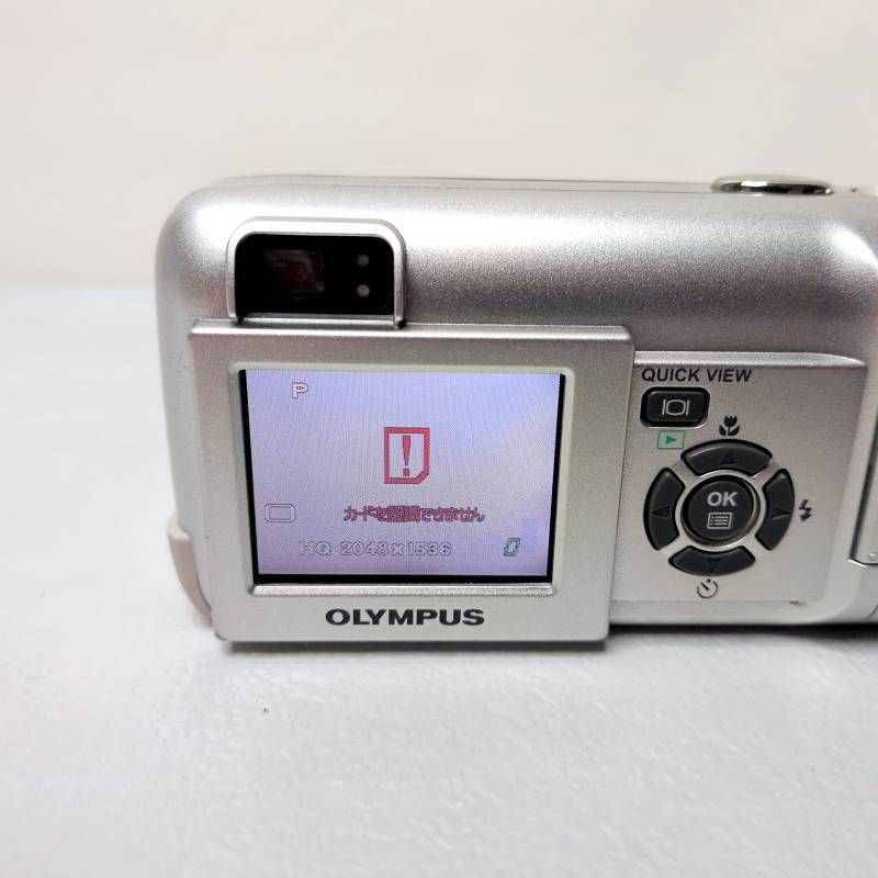 OLYMPUS コンパクトデジタルカメラ シルバー OLYMPUS CAMEDIA X-200 コンパクトデジタルカメラ シルバー 320万画素