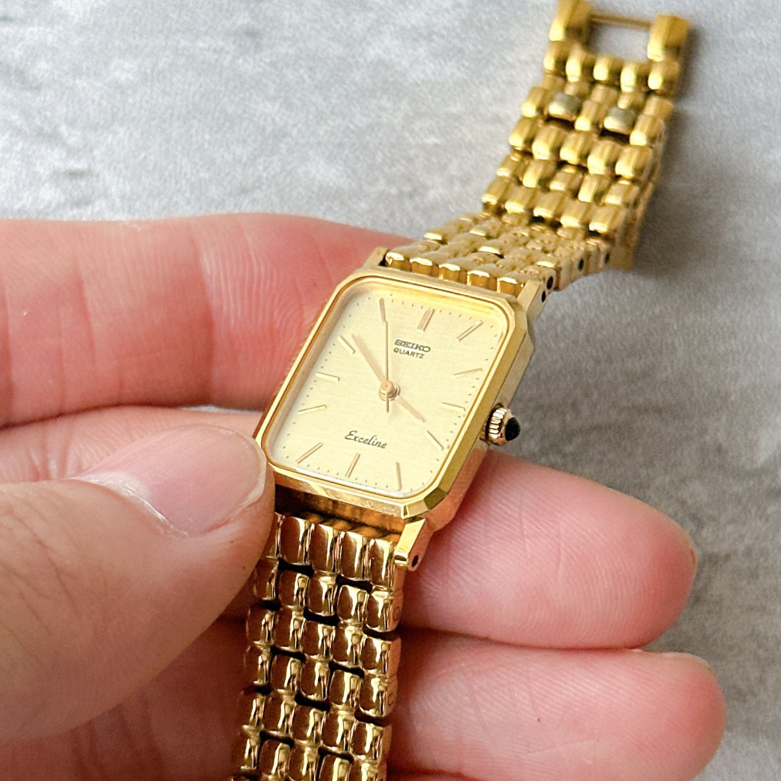 SEIKO Exceline セイコーエクセリーヌ1221-5720 レディース ゴールド