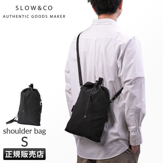 【メーカー正規品】SLOW スロウ 巾着バッグ ショルダーバッグ メンズ レディース ブランド 軽量 撥水 日本製 586S121L