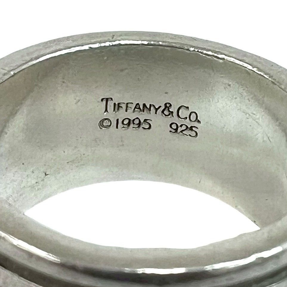 【ティファニー/Tiffany】【ヴィンテージアトラス】ワイド　シルバー指輪8号 極 美品 TIFFANY&Co. ティファニー ヴィンテージ アトラス ワイド