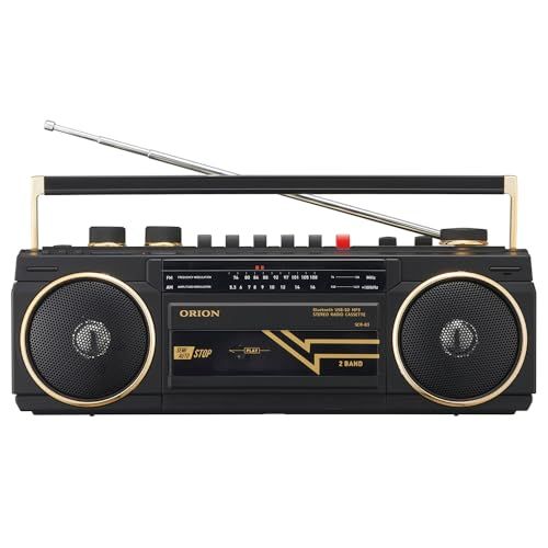 ORION(オリオン) ステレオラジオカセット Bluetooth機能搭載 USB SD MP3 FM/AM ブラック SCR-B3A BK ドウシシャ (ブラック)★m 35d045b8