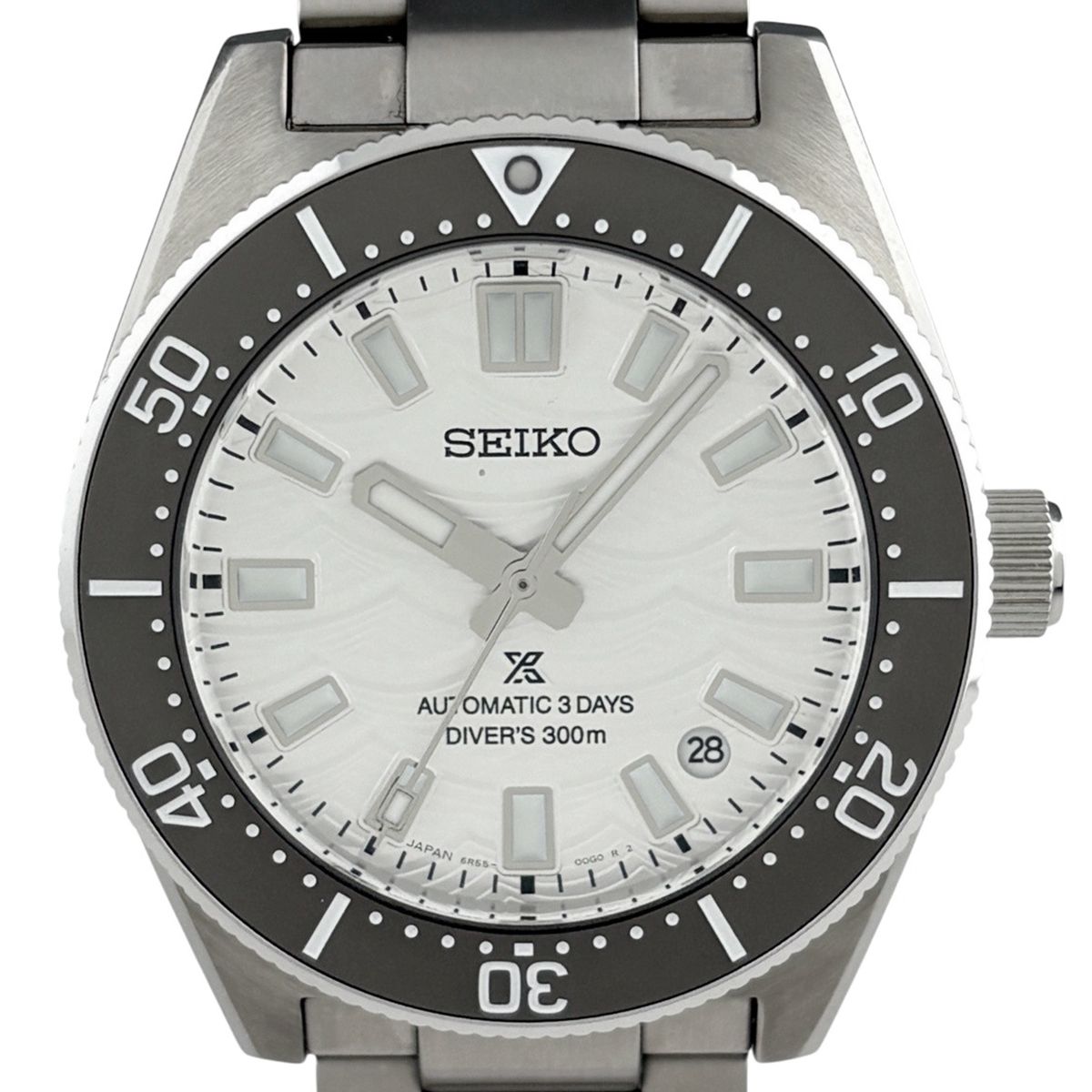【保証書】セイコー SEIKO プロスペックス ダイバーズウォッチ 60周年記念モデル 6R55-00K0 SBDC213 腕時計 SS 自動巻き シルバー メンズ 【中古】