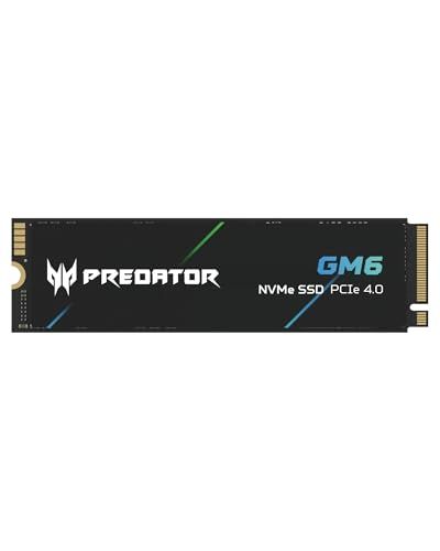 Acer Predator M.2 SSD 512GB GM6 NVMe2.0 2280 PCIe Gen4×4 超高速(最大読み取り：7200MB/s、最大書き込み：6200MB/s) 内蔵SSD 高耐久 3D NAND PS5動作確認済み メーカー5年保i
