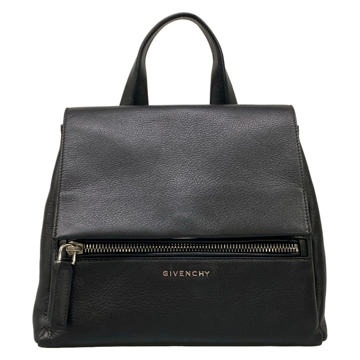 GIVENCHY(ジバンシー) ハンドバッグ美品 - 黒 レザー