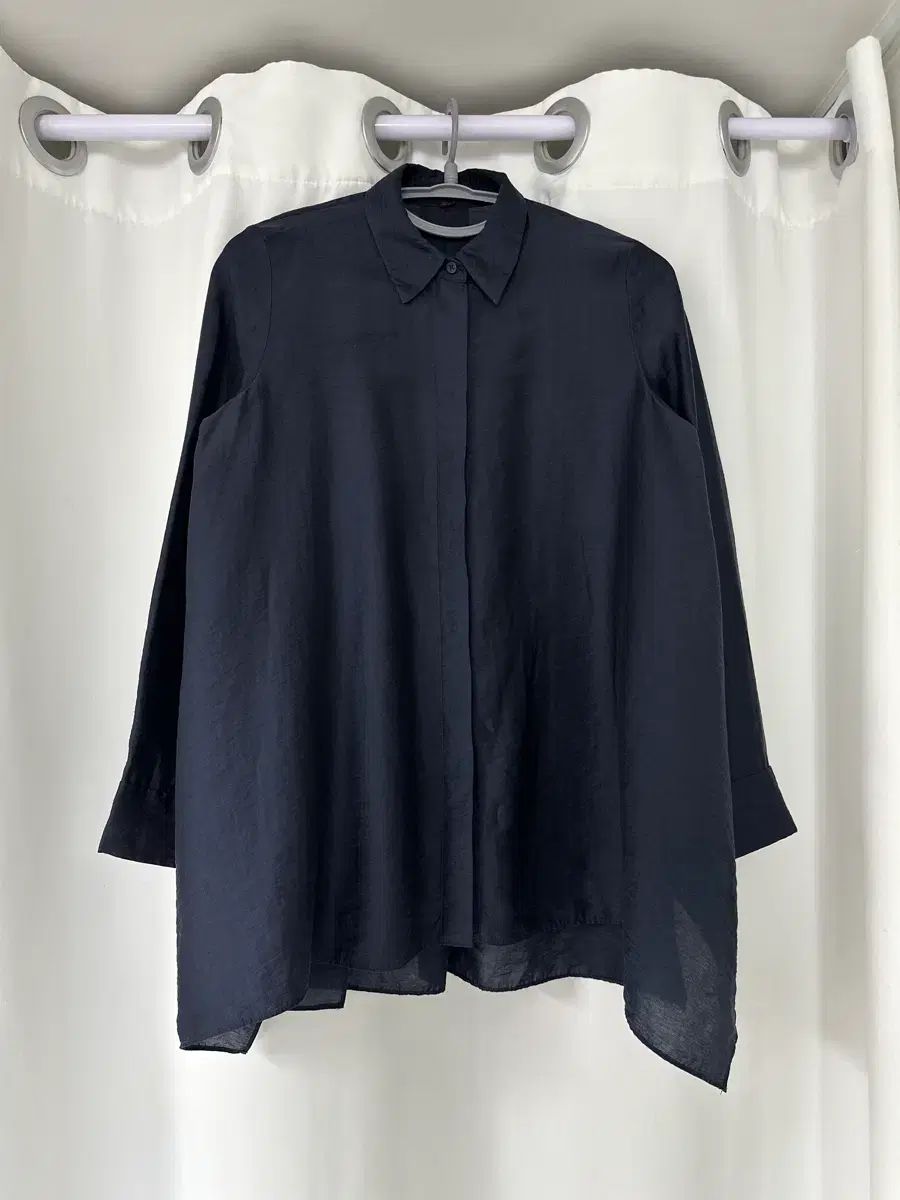 レディース COS ブラック ドレープ シャツ 32 6,431円
