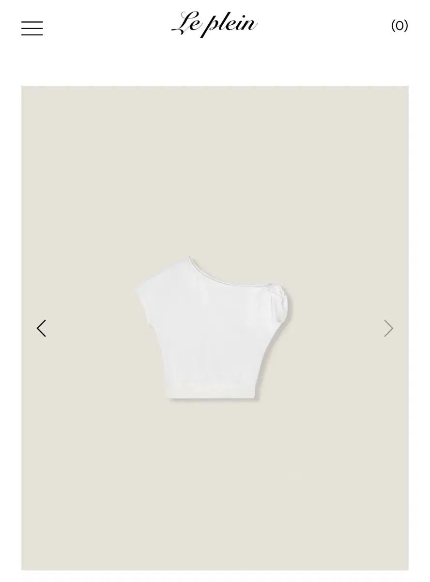 Le Plein ハグ ワッフルプルオーバー (白) _新品 (タグ付き) 7,335円