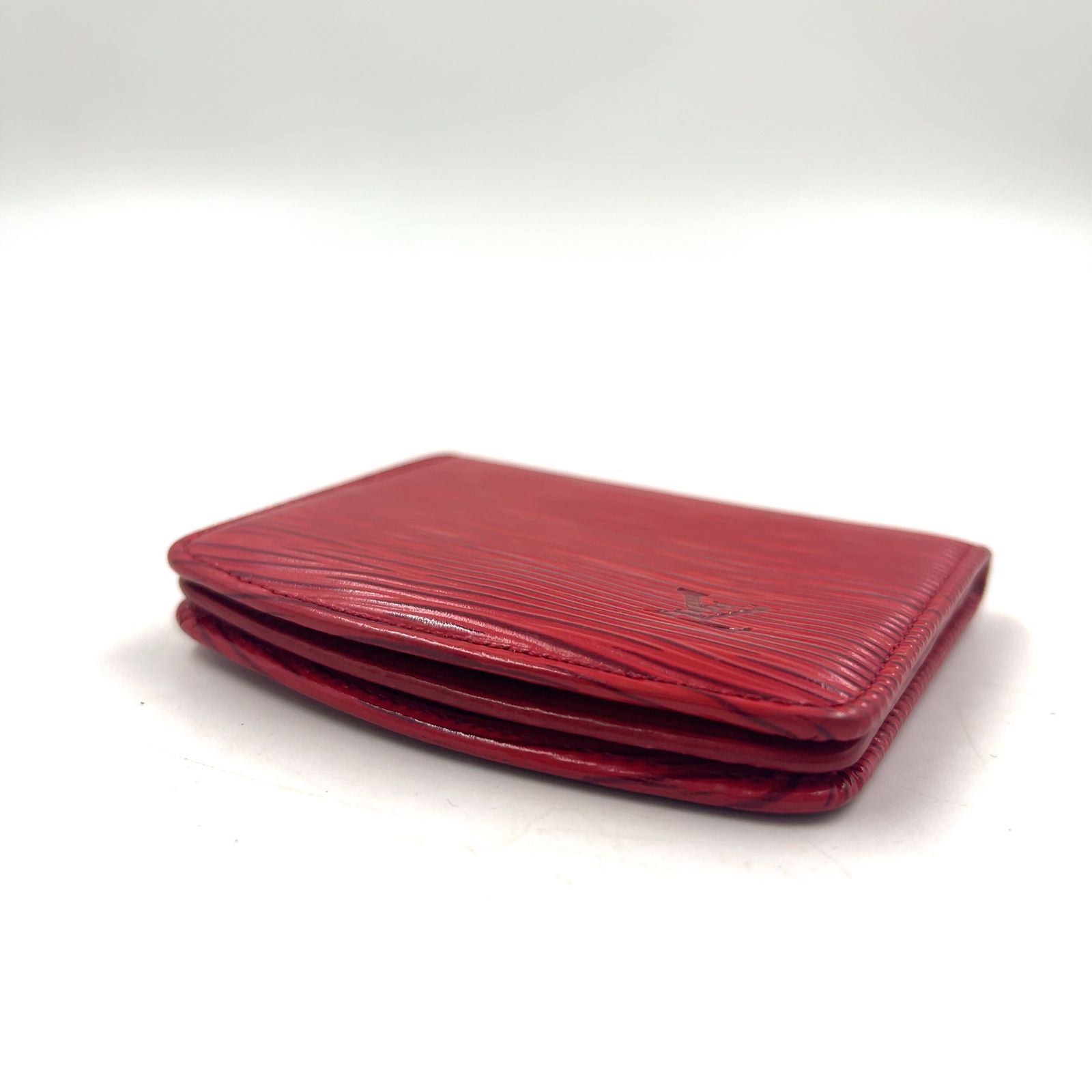 新着】LOUIS VUITTON キュベットスプール レザー レッド コインケース