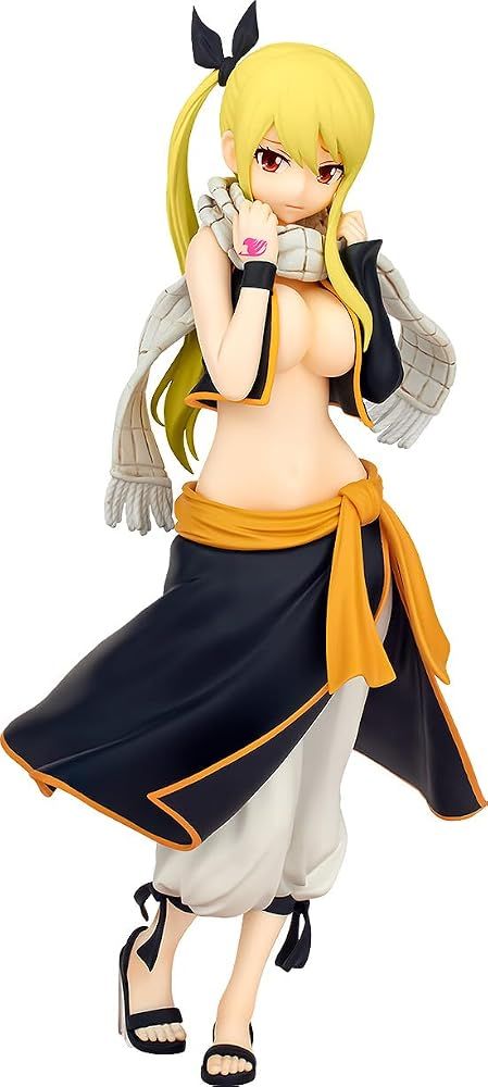 新品未開封 POP UP PARADE FAIRY TAIL[原作版] ルーシィ ハートフィリア ナツのコスチューム Ver. L size フィギュア