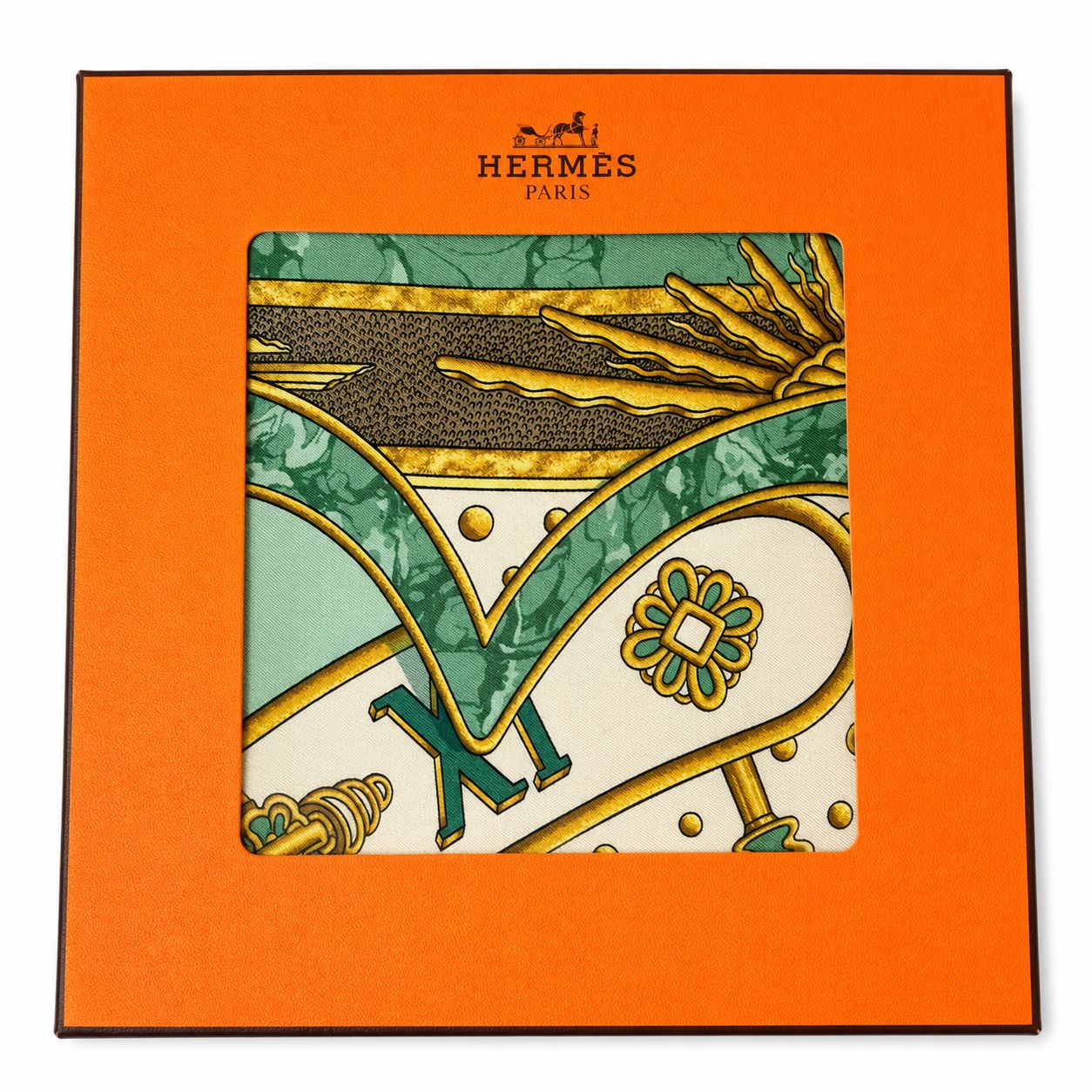 【HERMES】未使用品 エルメス スカーフ レディース シルク カレ90 21,000円