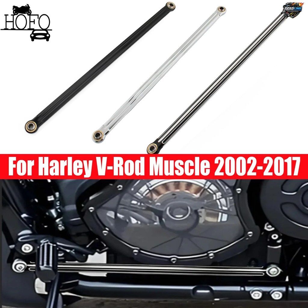 ハーレーダビッドソン V-ROD MUSCLE 2002-2017、NIGHT ROD VRSC SPECIAL 2007-2017 用アルミ製モーターサイクルギアシフトリンケージシフタ