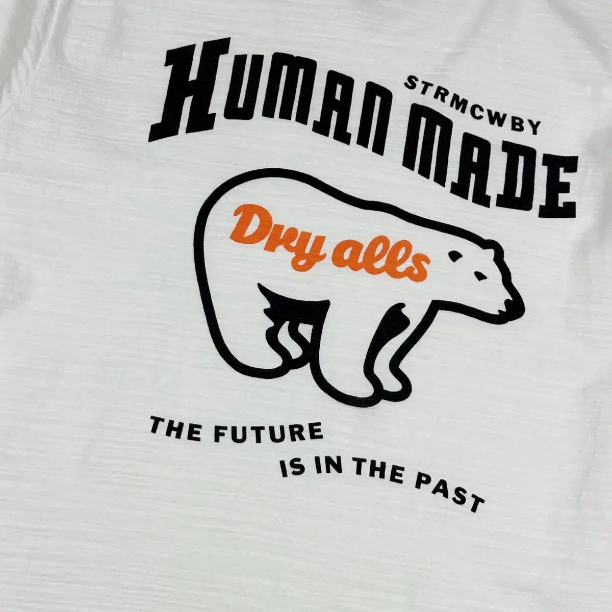 (L) HUMAN MADE ヒューマンメイド クマ グラフィック 半袖Tシャツ 白
