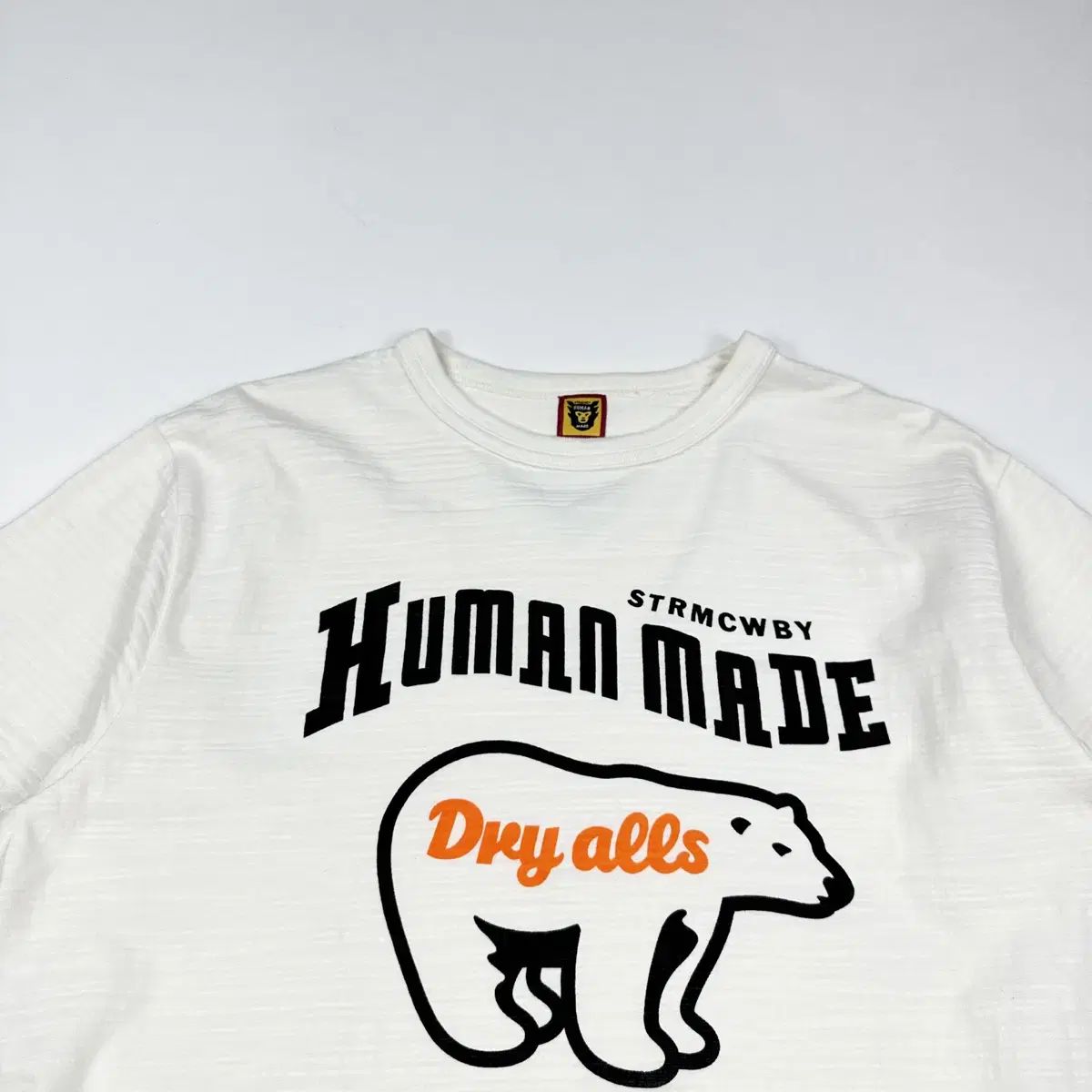 (L) HUMAN MADE ヒューマンメイド クマ グラフィック 半袖Tシャツ 白