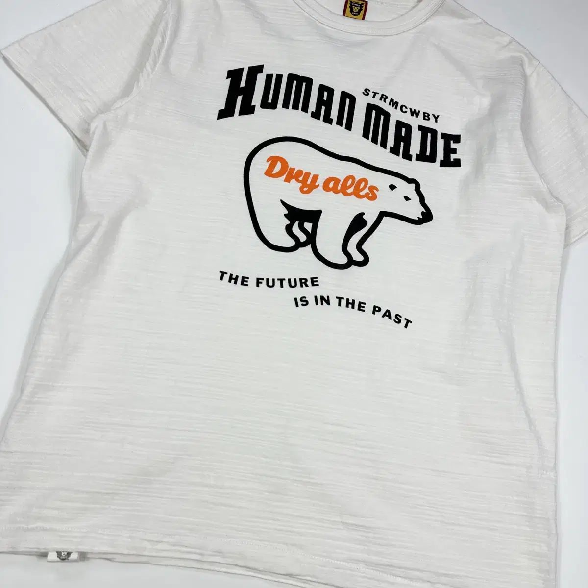 (L) HUMAN MADE ヒューマンメイド クマ グラフィック 半袖Tシャツ 白