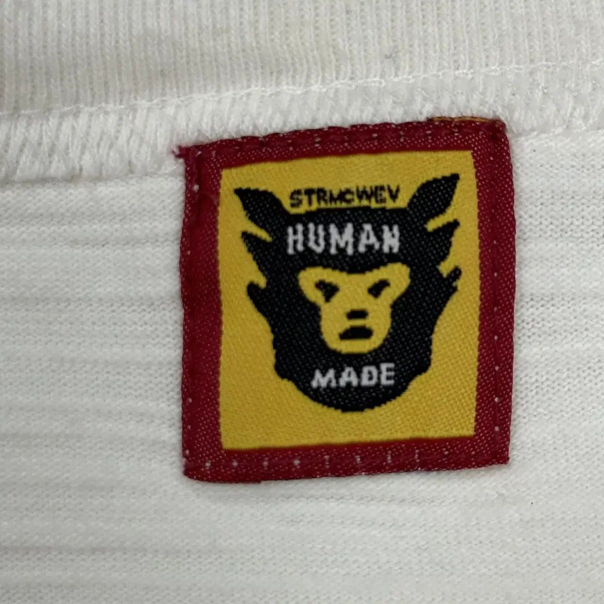(L) HUMAN MADE ヒューマンメイド クマ グラフィック 半袖Tシャツ 白