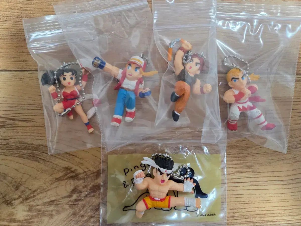 餓狼伝説 フィギュア キーホルダー 5種セット