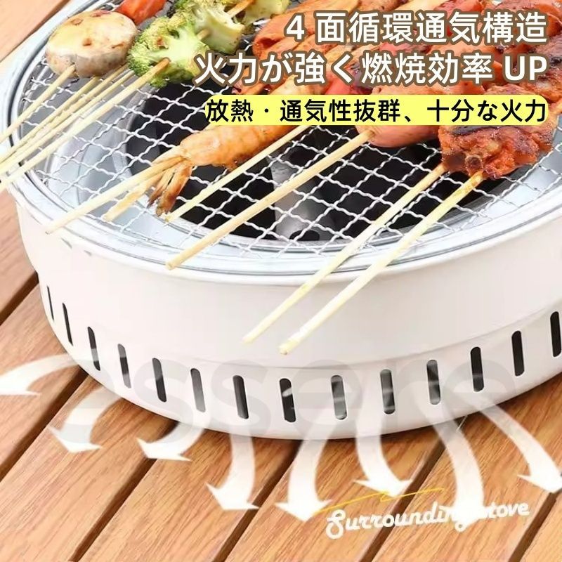 バーベキューコンロ 焼き網 鉄板焼きプレート 7点セット 2WAY 囲炉裏 