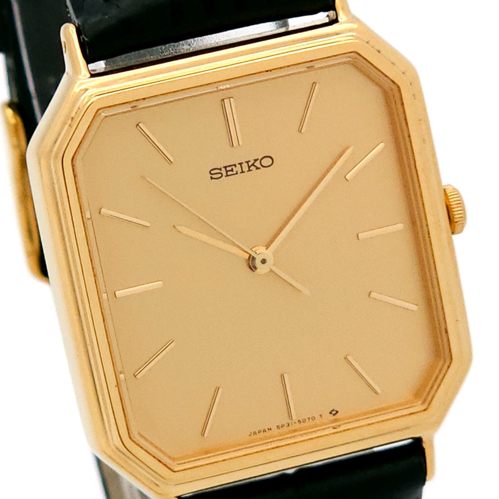 【稼動品】SEIKO クォーツ 腕時計 5P31-5050 ☆美品 SEIKO セイコー 5P31-5C50 QZ 動作品 - メルカリ