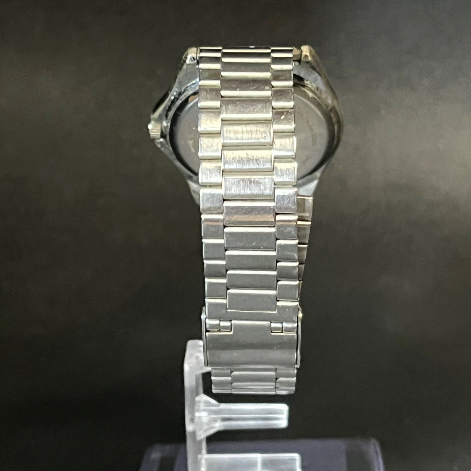 【美品】WAKO 電池交換済み　メンズ　腕時計 シルバー 稼働品】 SEIKO CURRENT 腕時計 シルバー Y121-AM60 セイコー 電池交換