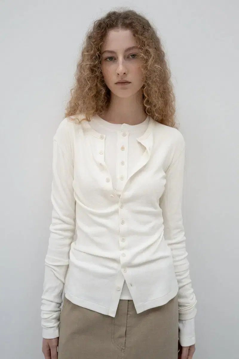 lfm クリーン ウールカーディガン CLEAN WOOL CARDIGAN