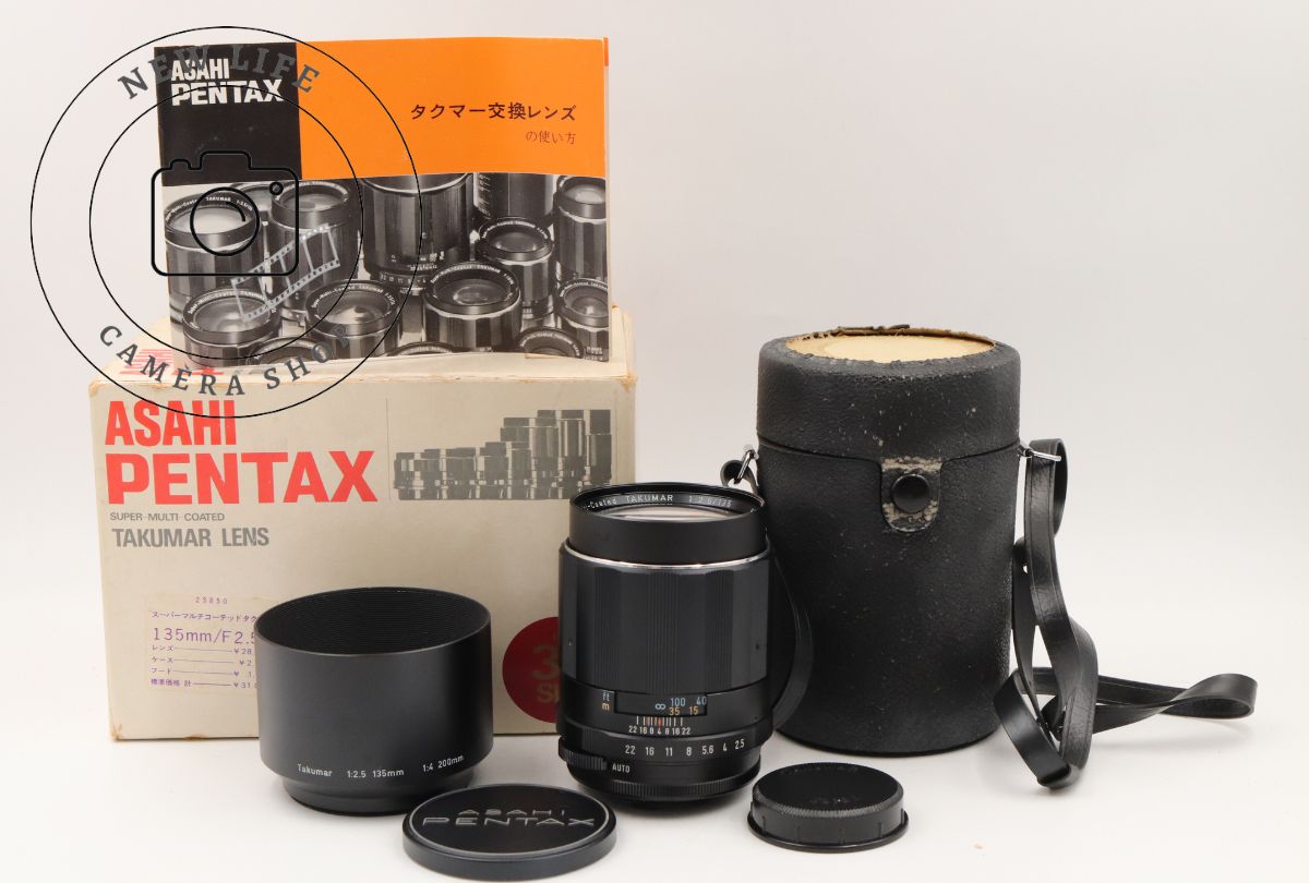 6枚玉 極上品☆PENTAX ペンタックス SMC Takumar 135mm f2.5 MFレンズ M42 ###17151