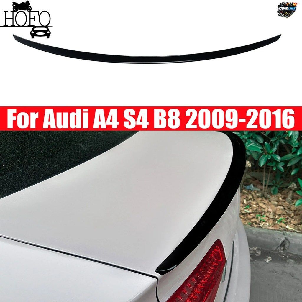 アウディ A4 S4 B8 2009-2016 2010 - 15 用リアトランク ルーフ ブート リップ スポイラー アクセサリー