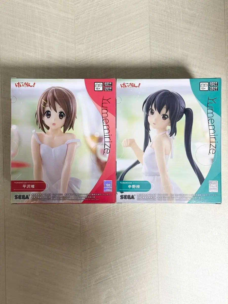 未開封) けいおん！ 中野 梓 / 平沢 ゆい MIRAI RIIZE フィギュア