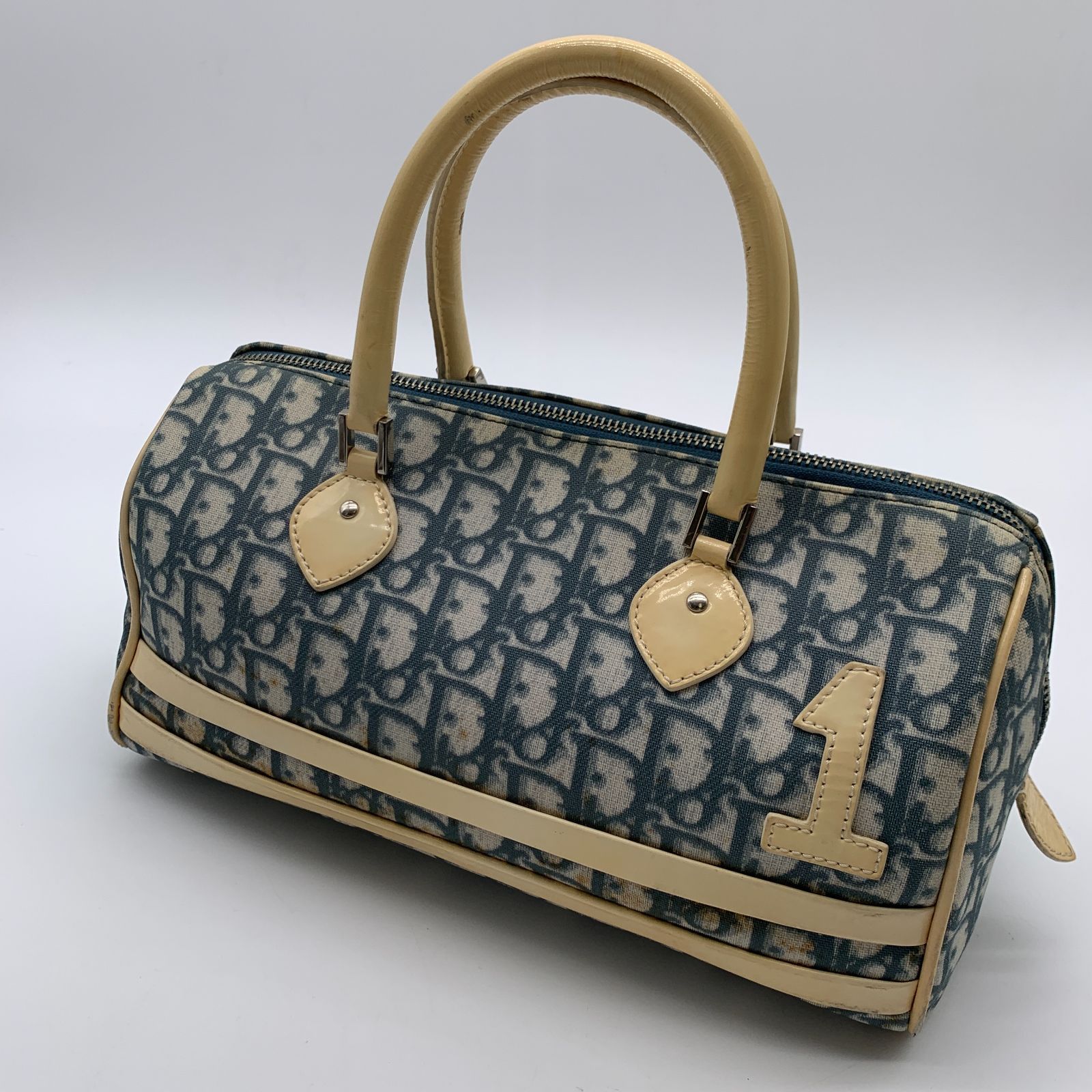 Christian Dior クリスチャンディオール ハンドバッグ ミニボストン トロッター オブリーク
