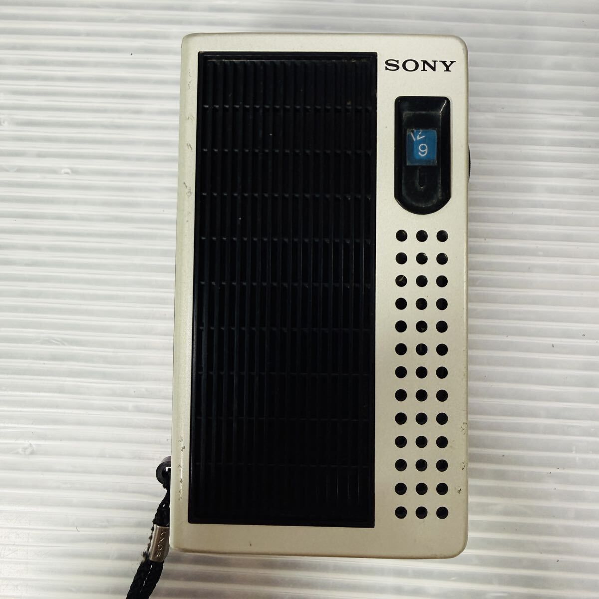 【未使用品】SONY ソニー ポータブルラジオ TR-3800 AM/FM 希少 SONY ソニー AM ラジオ TR-3500 ブラック 昭和レトロ ポータブルラジオ