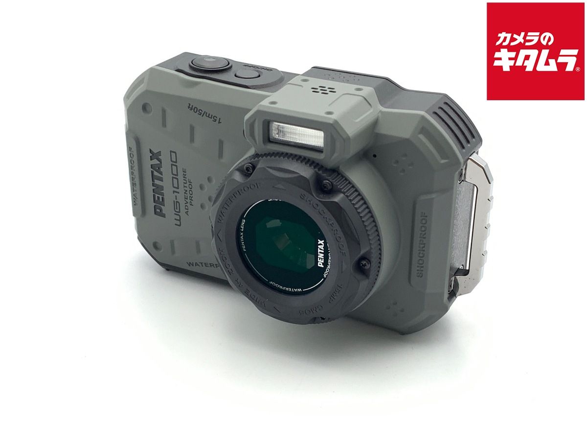 【中古】 【美品】 ペンタックス WG-1000 オリーブ