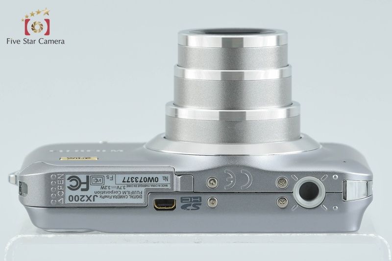 中古】FUJIFILM 富士フイルム FINEPIX JX200 シルバー コンパクト
