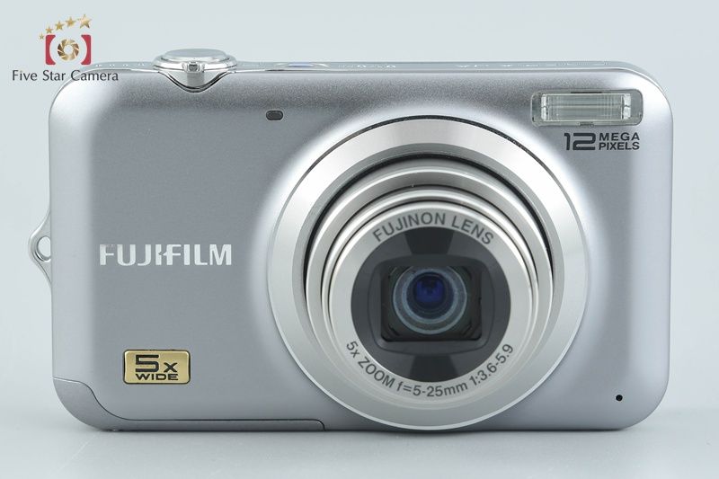 中古】FUJIFILM 富士フイルム FINEPIX JX200 シルバー コンパクト
