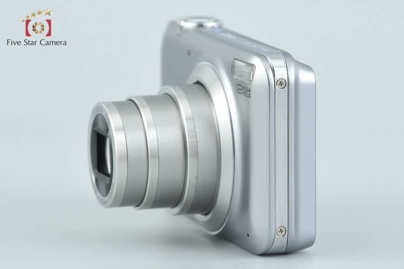 中古】FUJIFILM 富士フイルム FINEPIX JX200 シルバー コンパクト