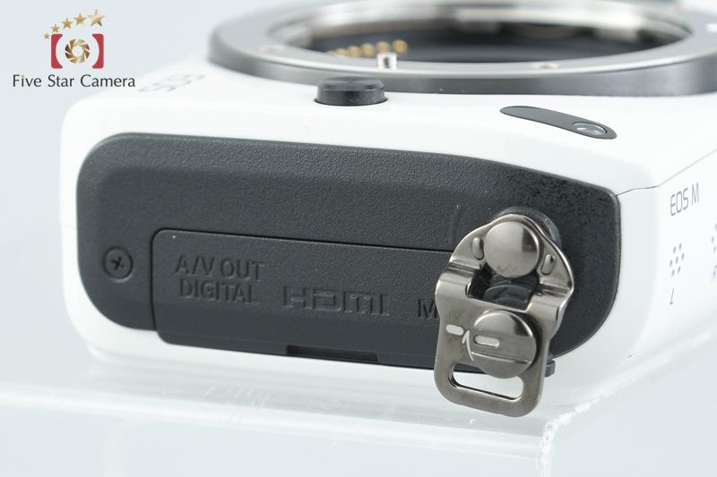 中古】Canon キヤノン EOS M ホワイト ミラーレス一眼カメラ - メルカリ