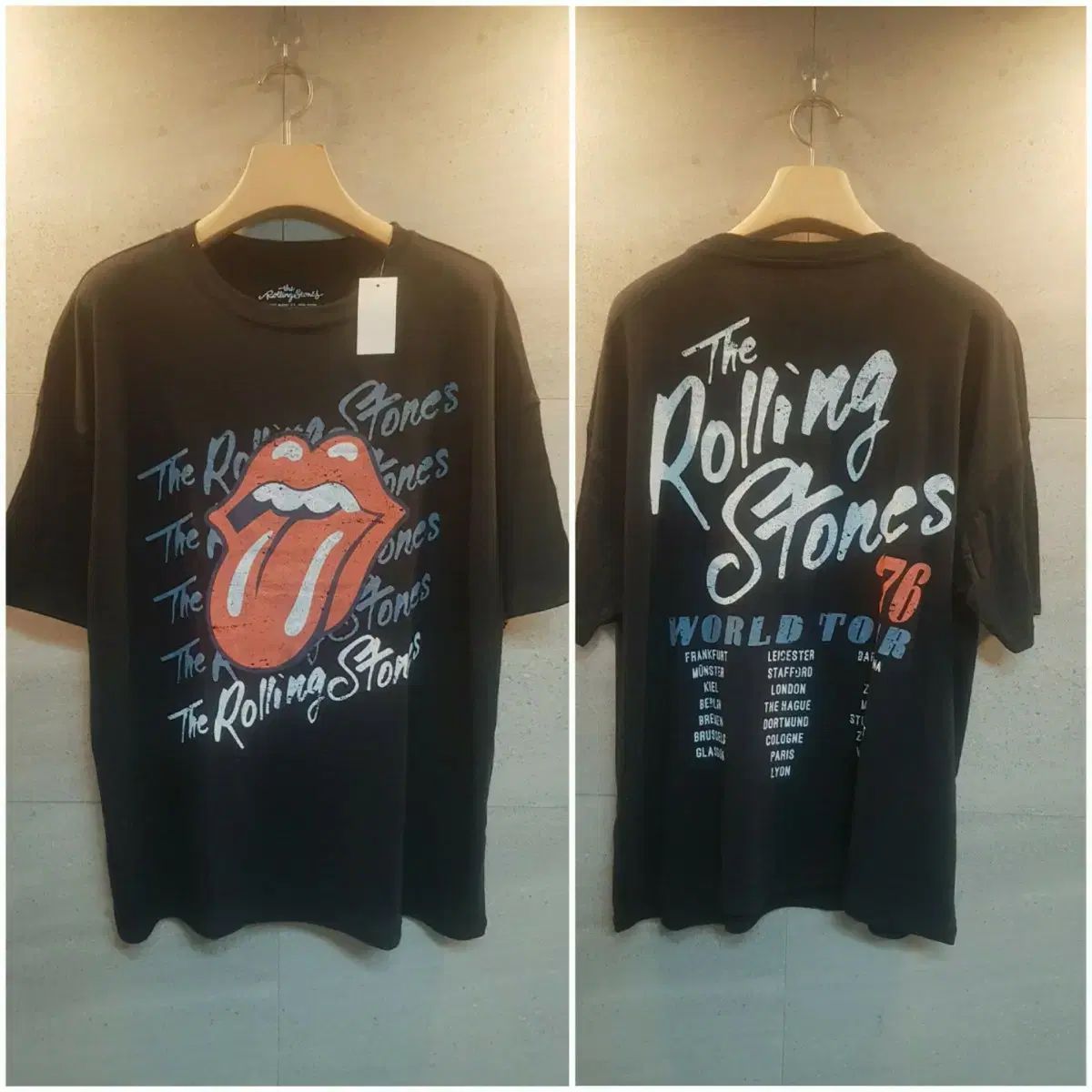 The Rolling Stones ワールドツアー76 半袖T