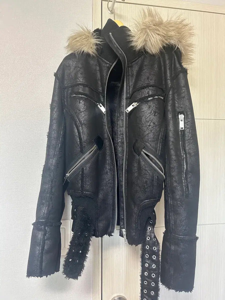 Racer world wide sheepskin jacket (s)