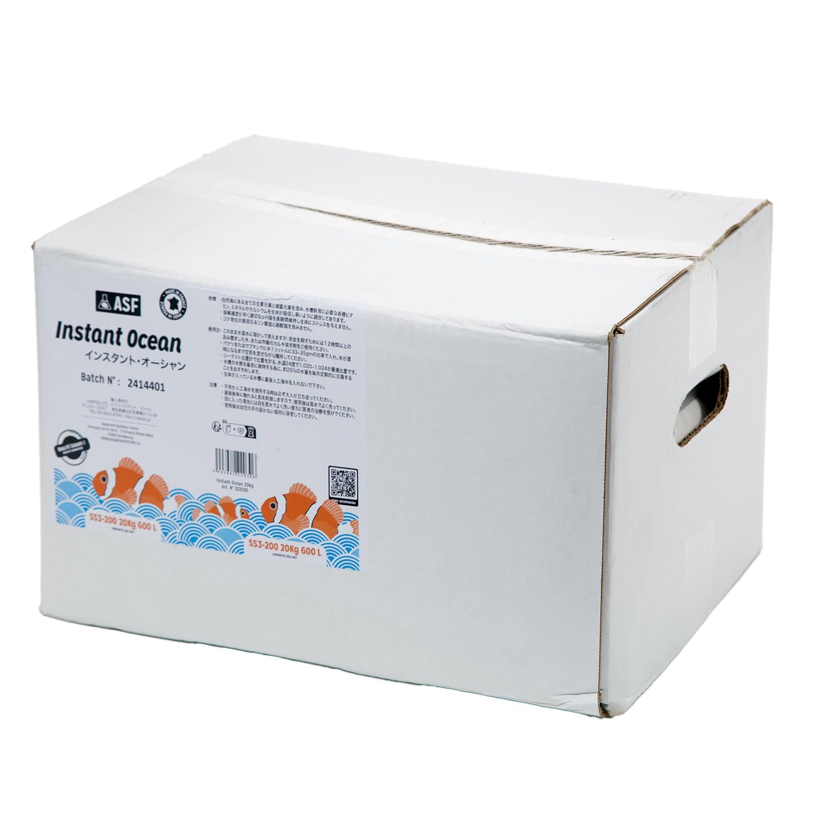 ナプコ インスタントオーシャン 人工海水 海水魚 サンゴ (200L用×3)送料無料 f6df4b6f