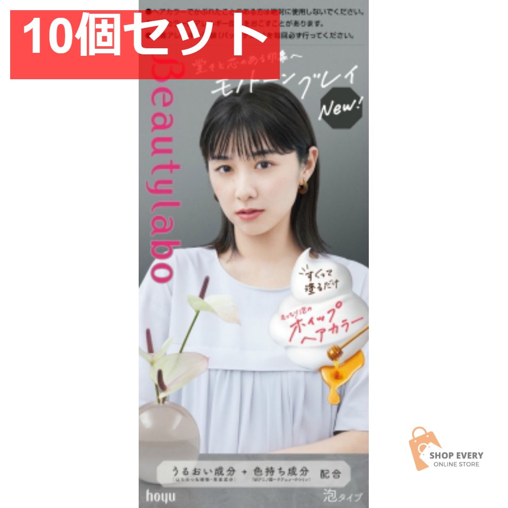 ホーユー ビューティラボ ホイップヘアカラー モノトーングレイ 10個セット まとめ売り