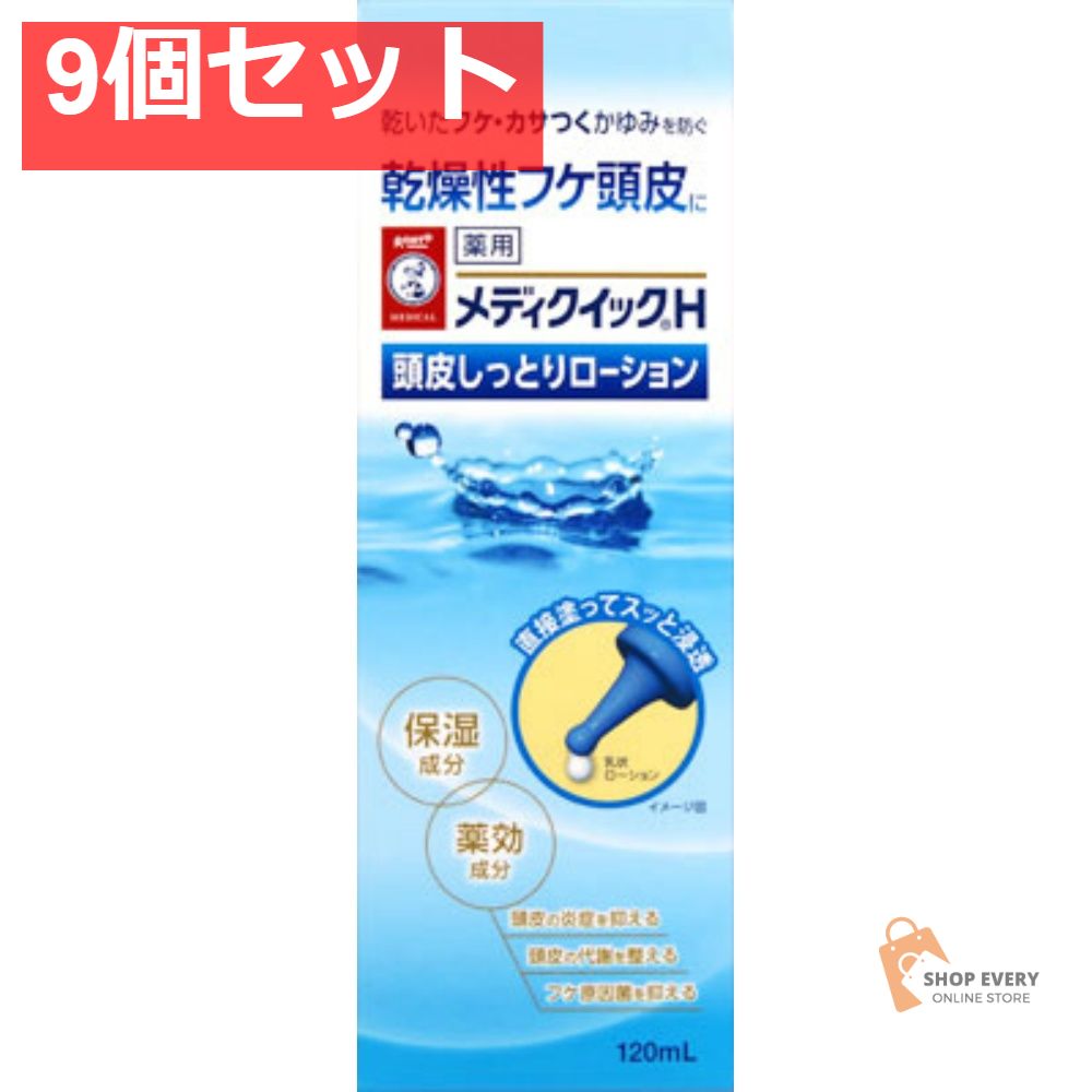 ロート製薬 メディクイックH 頭皮しっとりローション 120mL 9個セット まとめ売り